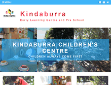 Tablet Screenshot of kindaburra.com.au
